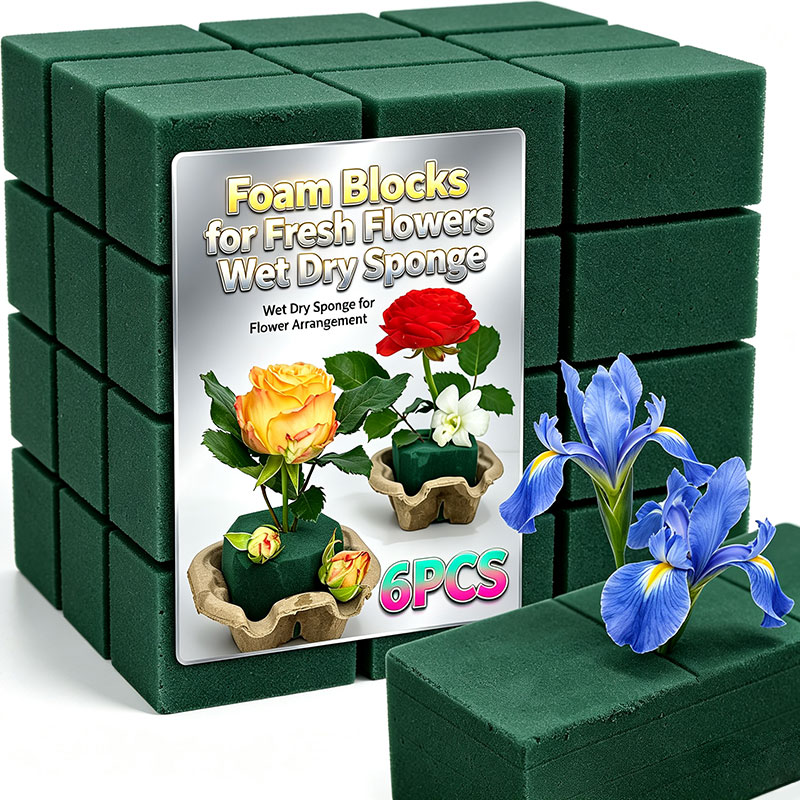 Floral Foam Oasis - 1-12Pcs Foam Blocks for Fresh Flowers