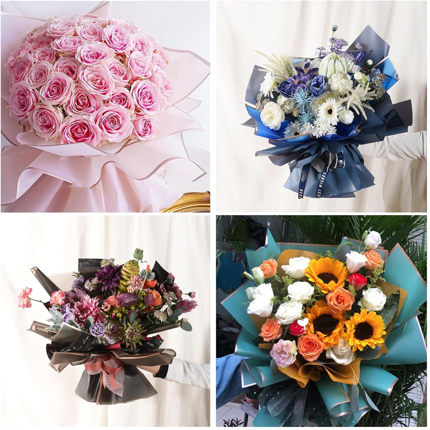 10 Sheets 8colors Flower Bouqu - The Florist Supply review and price