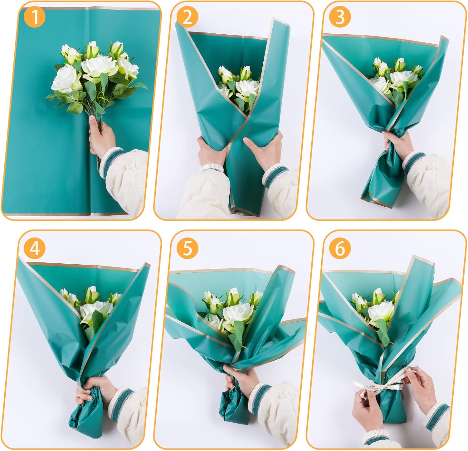 10 Sheets 8colors Flower Bouqu - The Florist Supply review and price
