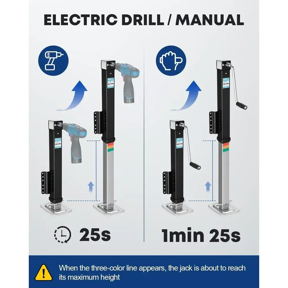 8000 lbs Trailer Jack Heavy Du - B & J Florist Supply Linwood review and price