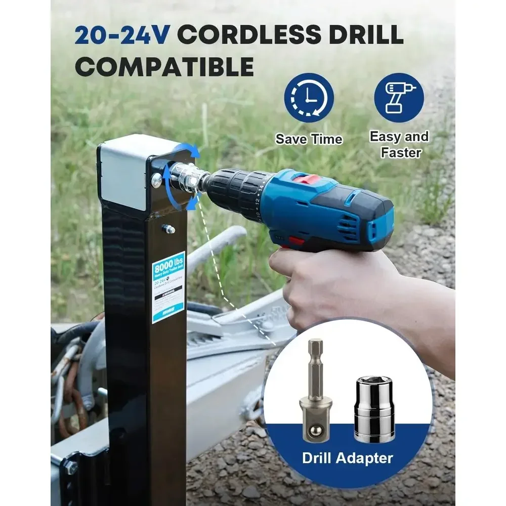 8000 lbs Trailer Jack Heavy Du - B & J Florist Supply Linwood review and price
