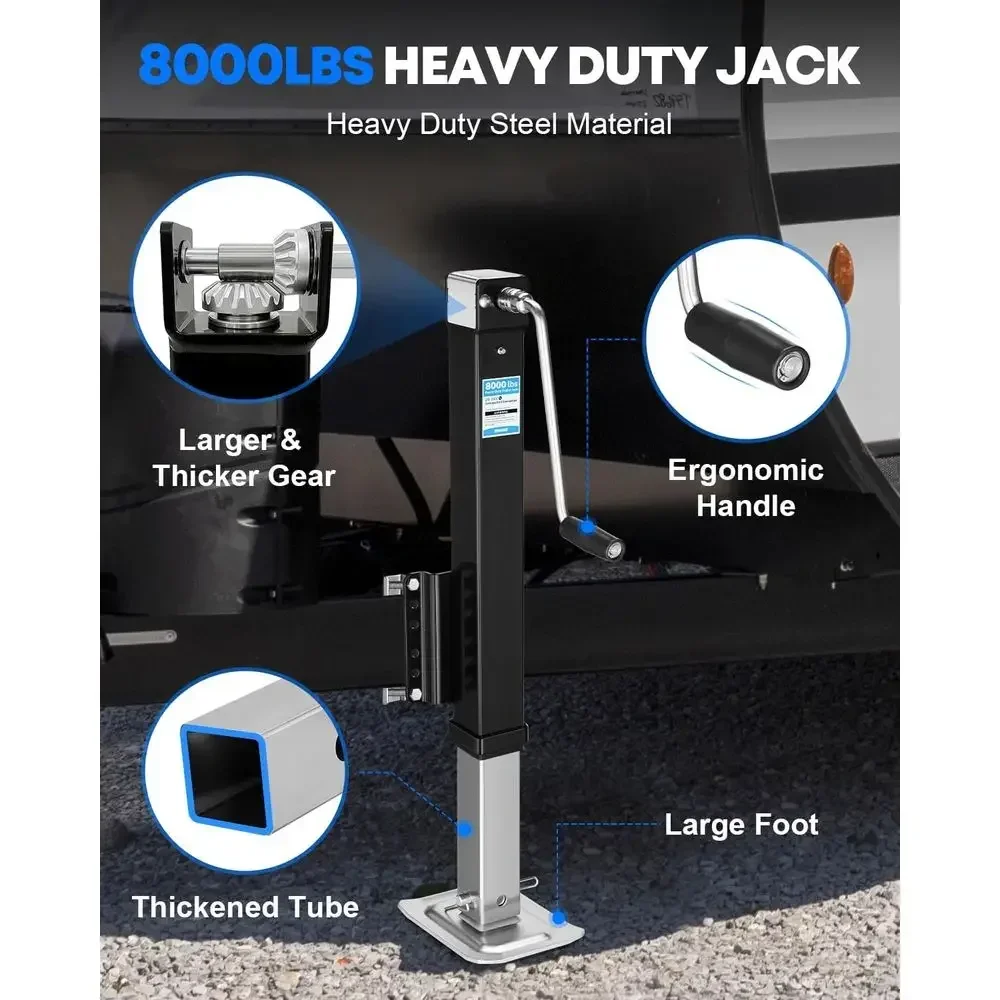 8000 lbs Trailer Jack Heavy Du - B & J Florist Supply Linwood review and price