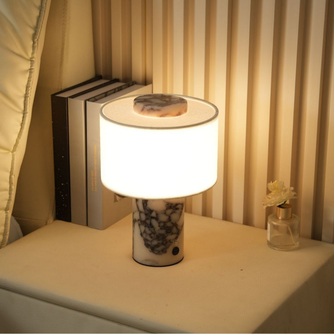 Marble bedside lamp touch char - B & J Florist Supply Linwood review and price