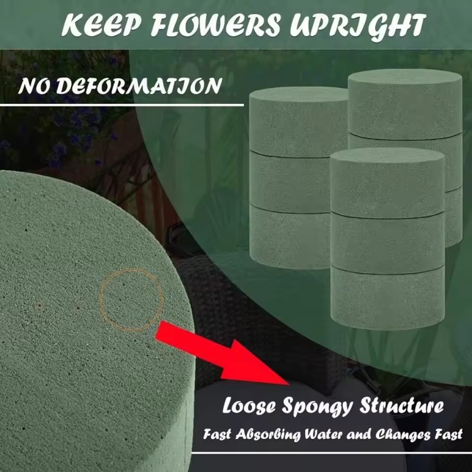 6PCS Green Floral Foam Round F - Floral Foam Oasis review and price